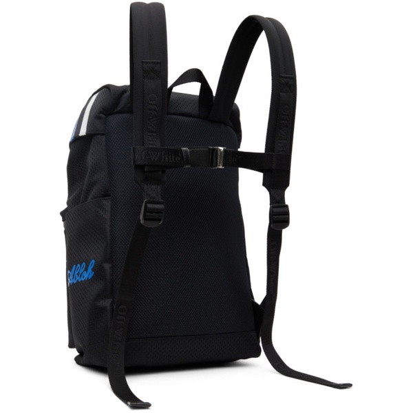  오프화이트 Off-White Black Outdoor Hike Backpack 241607M166000