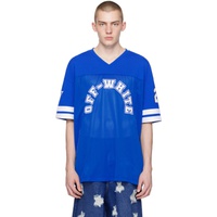 오프화이트 Off-White Blue Football T-Shirt 241607M213013