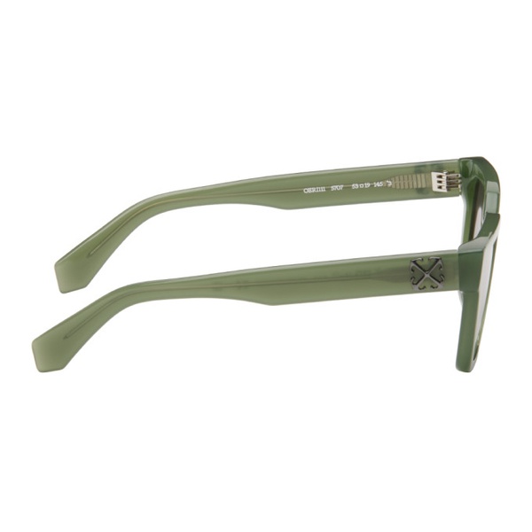  오프화이트 Off-White Green Branson Sunglasses 241607M134044