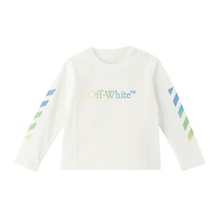 오프화이트 Off-White Baby White Arrow Rainbow Long Sleeve T-Shirt 241607M692002
