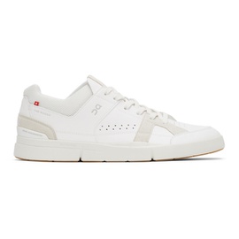 On White Vegan Leather The Roger Clubhouse Sneakers 221585M237018