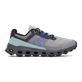 On Gray & Green Cloudvista Sneakers 232585M237045