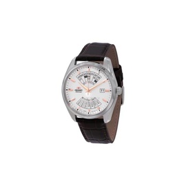 Orient MEN'S Multi Year Leather White Dial Watch RA-BA0005S10B