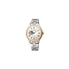 WOMEN'S Orient Star Stainless Steel White (Open Heart) Dial Watch RE-ND0001S00B