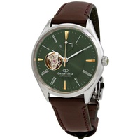 MEN'S Orient Star Leather Green (Open Heart) Dial Watch RE-AT0202E00B