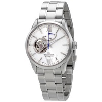MEN'S Orient Star Stainless Steel White (Open Heart) Dial Watch RE-AT0003S00B