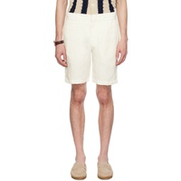Orlebar Brown White Cornell Shorts 241314M193017