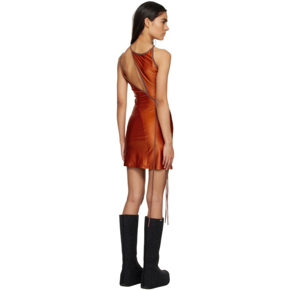  오토링거 Ottolinger Orange Strappy Maxi Dress 231016F052007