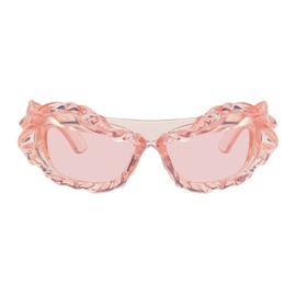 오토링거 Ottolinger Pink Twisted Sunglasses 241016F005002