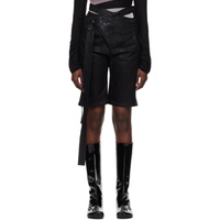 오토링거 Ottolinger SSENSE Exclusive Black Denim Shorts 241016F088000