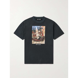 팜엔젤스 PALM ANGELS Dice Game Printed Cotton-Jersey T-Shirt 1647597321225172