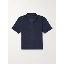 폴스미스 PAUL SMITH Logo-Appliqued Striped Cotton-Blend Terry Polo Shirt 1647597327655305