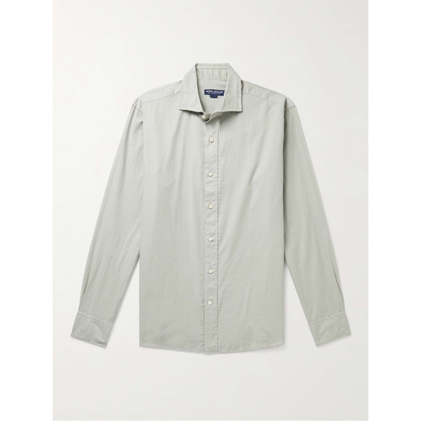  PETER MILLAR Sojourn Cutaway-Collar Garment-Dyed Cotton-Poplin Shirt 1647597293871474