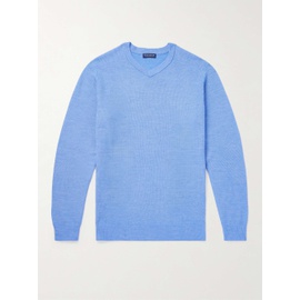 PETER MILLAR Dover Honeycomb-Knit Merino Wool Sweater 1647597329531494