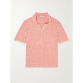 PIACENZA 1733 Striped Cotton-Jacquard Polo Shirt 1647597308202390