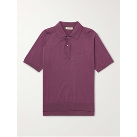PIACENZA 1733 Silk and Cotton-Blend Polo Shirt 1647597308192611