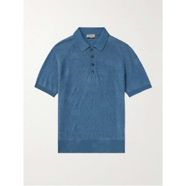 PIACENZA 1733 Open-Knit Linen and Cotton-Blend Polo Shirt 1647597331912010