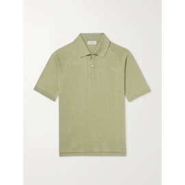 PIACENZA 1733 Silk and Linen-Blend Polo Shirt 1647597331917019
