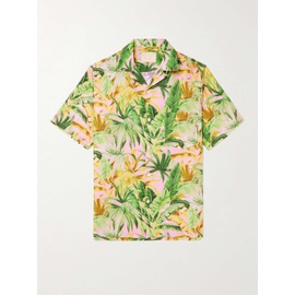 PORTUGUESE FLANNEL Tropical Convertible-Collar Printed Linen and Cotton-Blend Shirt 1647597308267808