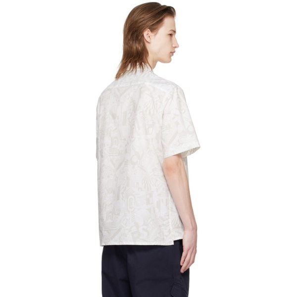  폴스미스 PS by 폴스미스 Paul Smith 오프화이트 Off-White Pattern Shirt 241260M192016