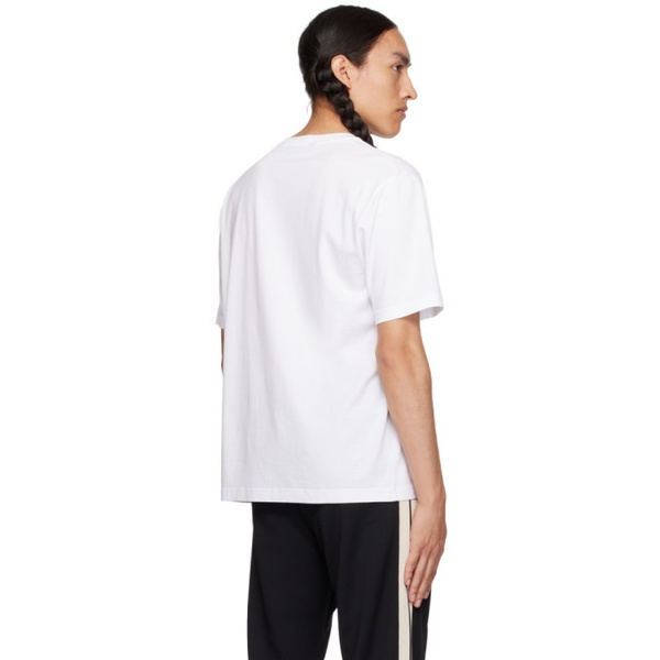  팜엔젤스 Palm Angels White Printed T-Shirt 232695M213029