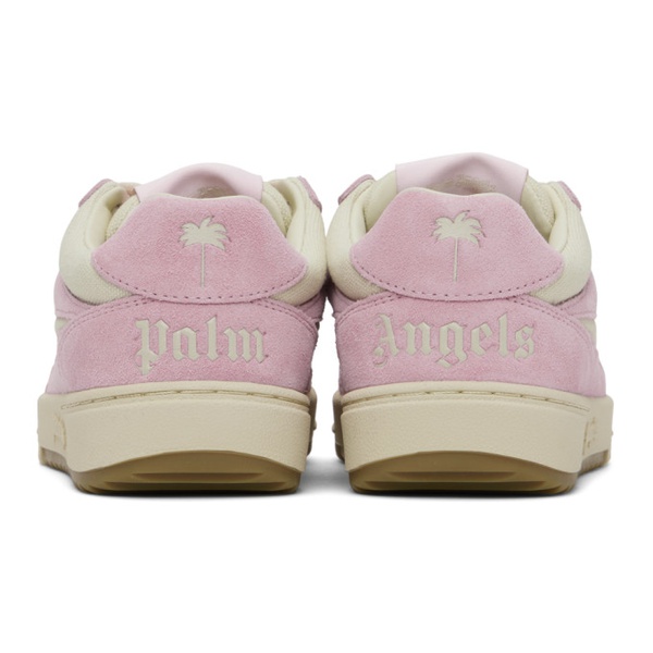  팜엔젤스 Palm Angels 오프화이트 Off-White & Pink University Sneakers 232695F128010