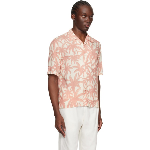  팜엔젤스 Palm Angels 오프화이트 Off-White Palms Allover Shirt 241695M192002