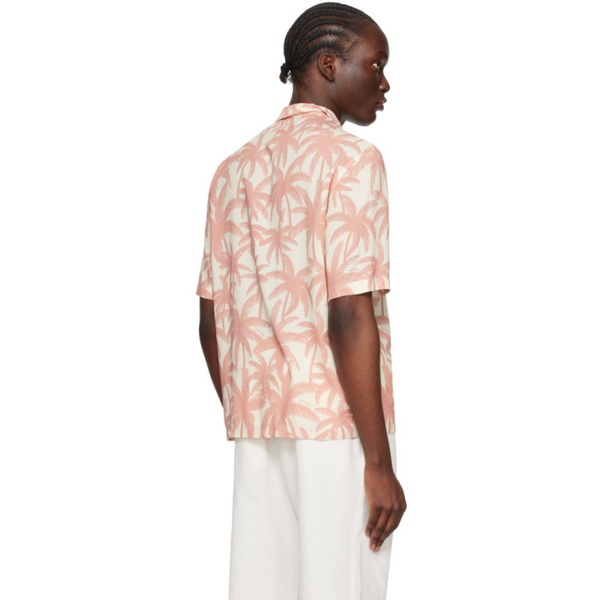  팜엔젤스 Palm Angels 오프화이트 Off-White Palms Allover Shirt 241695M192002