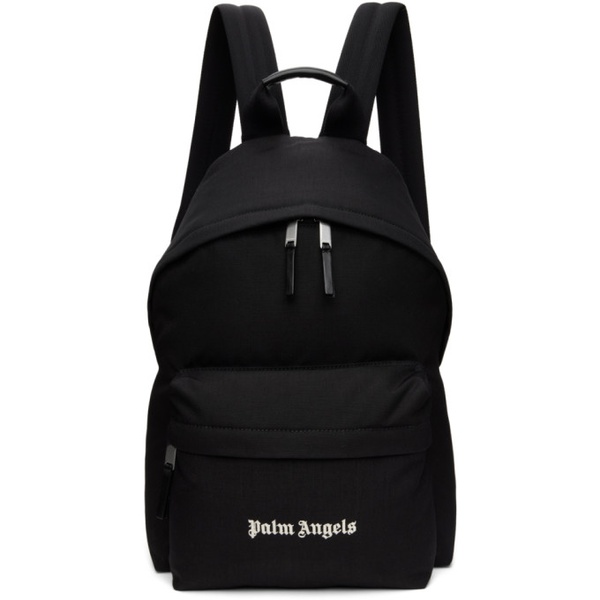  팜엔젤스 Palm Angels Black Logo Backpack 241695M166003