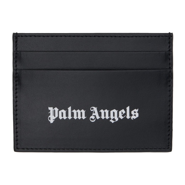  팜엔젤스 Palm Angels Black Logo Card Holder 241695M163003