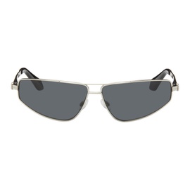 팜엔젤스 Palm Angels Silver & Gray Clavey Sunglasses 241695M134009