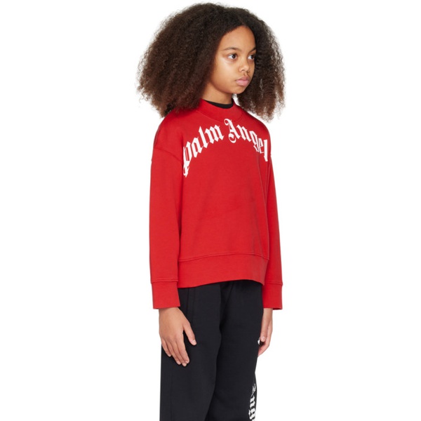  팜엔젤스 Palm Angels Kids Red Classic Sweatshirt 241695M720012