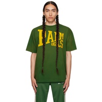 팜엔젤스 Palm Angels Green College T-Shirt 232695M213039