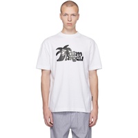 팜엔젤스 Palm Angels White Hunter T-Shirt 232695M213006