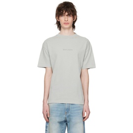 팜엔젤스 Palm Angels Gray Garment-Dyed T-Shirt 231695M213039