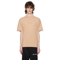 팜엔젤스 Palm Angels Beige Garment-Dyed T-Shirt 231695M213040