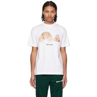 팜엔젤스 Palm Angels White PA Bear T-Shirt 231695M213008