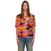 팜엔젤스 Palm Angels Multicolor Graphic Shirt 232695M192018