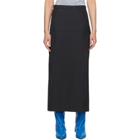 팔로마울 Paloma Wool Black Jumpier Maxi Skirt 241648F093000