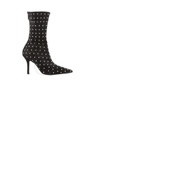 Paris Texas Ladies Black Diamond Holly Mama Ankle Boots PX832 XVLCH Black Diamond