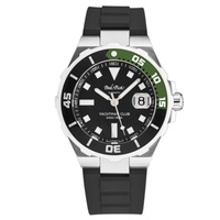 Paul Picot MEN'S Yachtmanclub Rubber Black Dial Watch P1251NV.SG.3614CM001