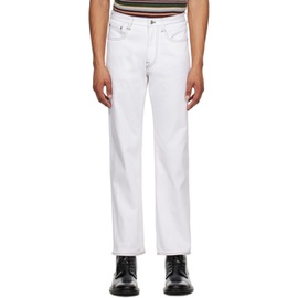 폴스미스 Paul Smith White Five-Pocket Jeans 232260M186001