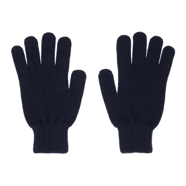  폴스미스 Paul Smith Navy Patch Gloves 232260M135007