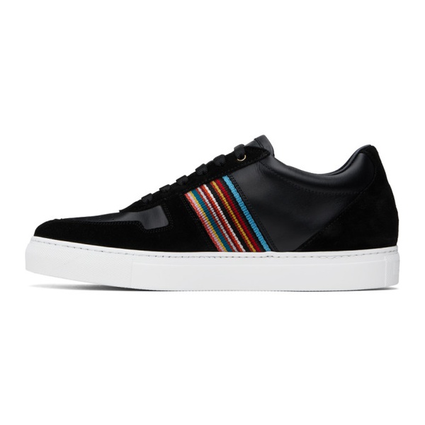  폴스미스 Paul Smith Black Signature Stripe Fermi Sneakers 241260M237008