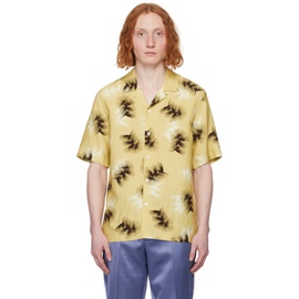 폴스미스 Paul Smith Yellow Printed Shirt 241260M192009