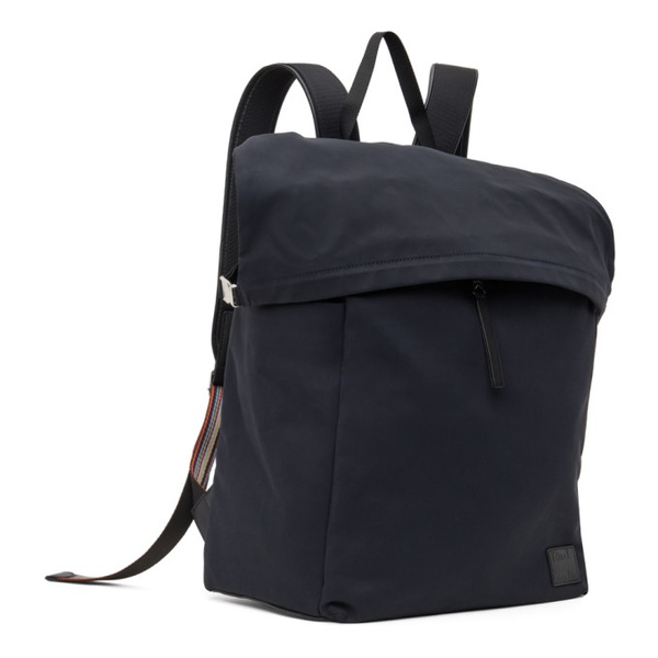  폴스미스 Paul Smith Navy Cotton-Blend Canvas Backpack 241260M166000