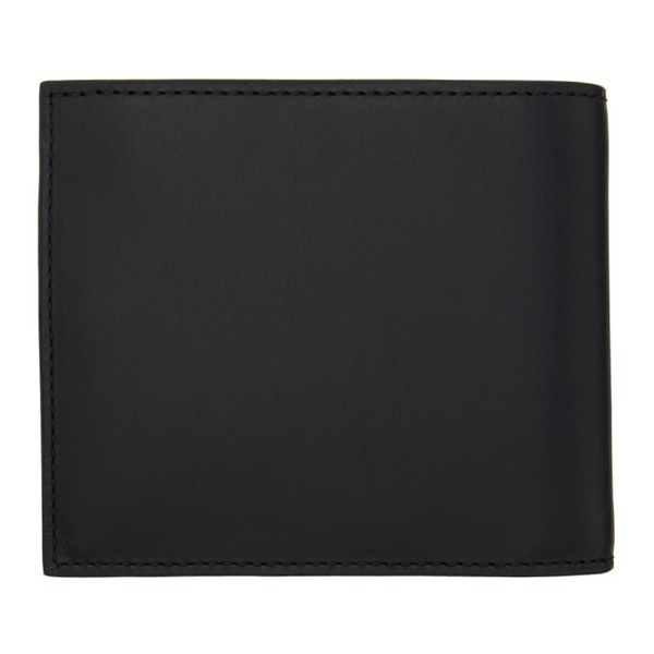  폴스미스 Paul Smith Black Leather Signature Stripe Interior Billfold Wallet 241260M164003