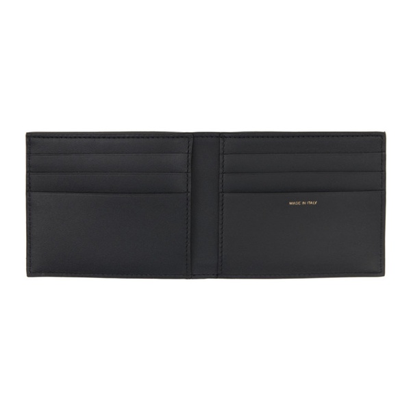  폴스미스 Paul Smith Black Paneled Leather Billfold Wallet 241260M164010