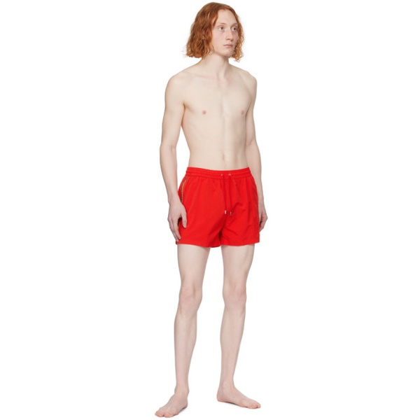 폴스미스 Paul Smith Red Artist Stripe Swim Shorts 241260M208000