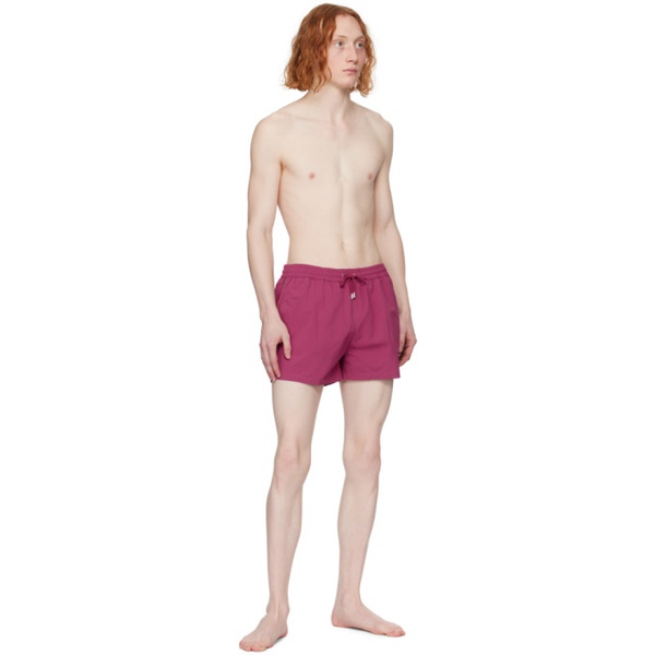  폴스미스 Paul Smith Purple Artist Stripe Swim Shorts 241260M208001
